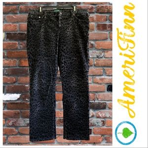 Black Leopard Ralph Lauren Cords 14